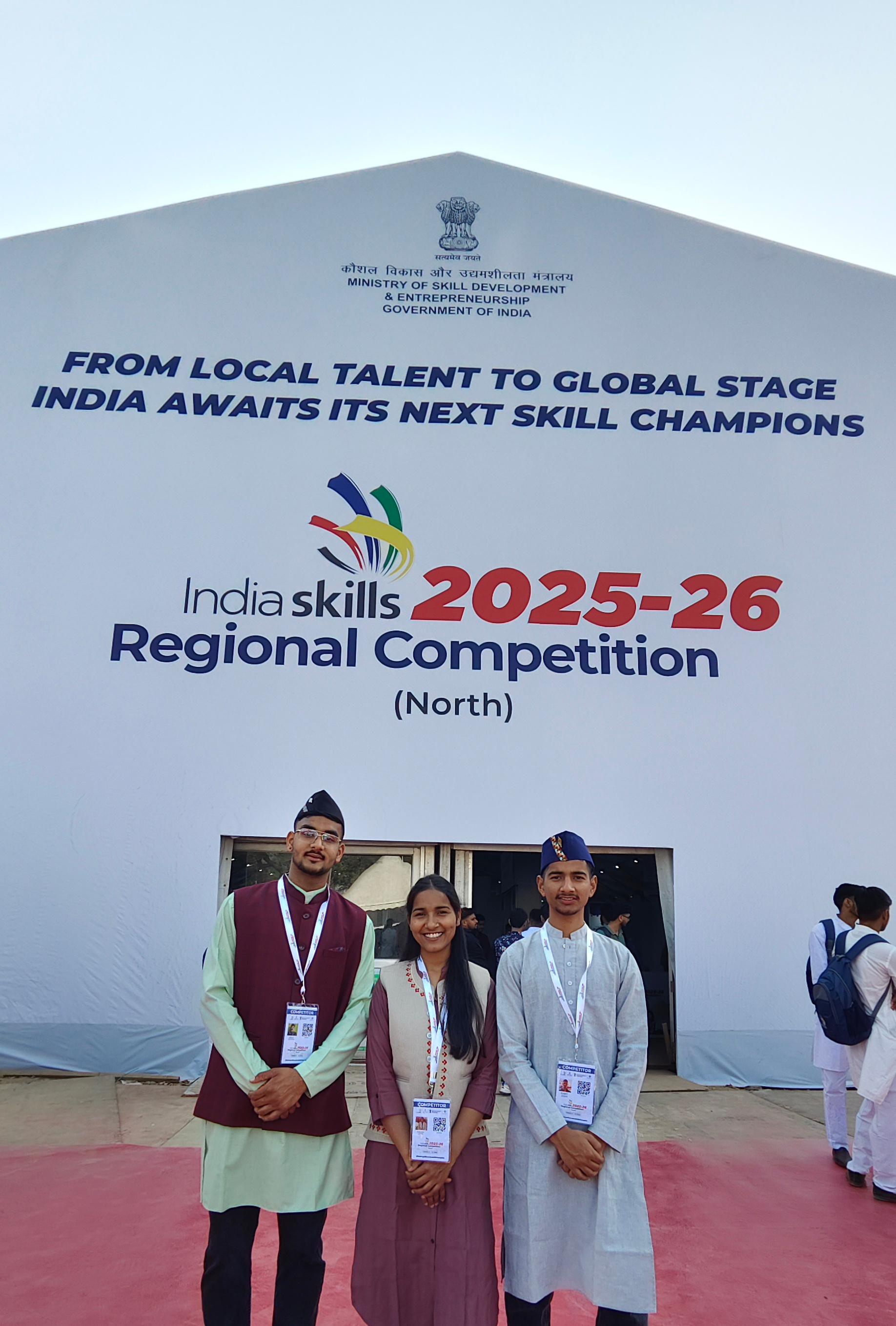 Proud moments at IndiaSkills Regional Competition